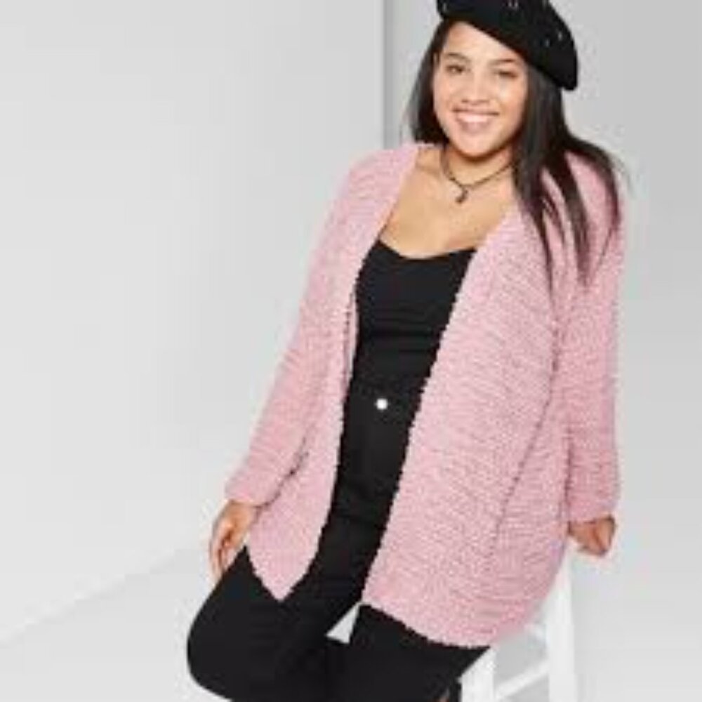 NWOT Wild Fable Popcorn Open Cardigan